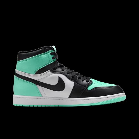 Size 11.5 Men NIKE AIR JORDAN 1 RETRO HIGH OG GREEN GLOW (DZ5485 130) - Picture 4 of 6